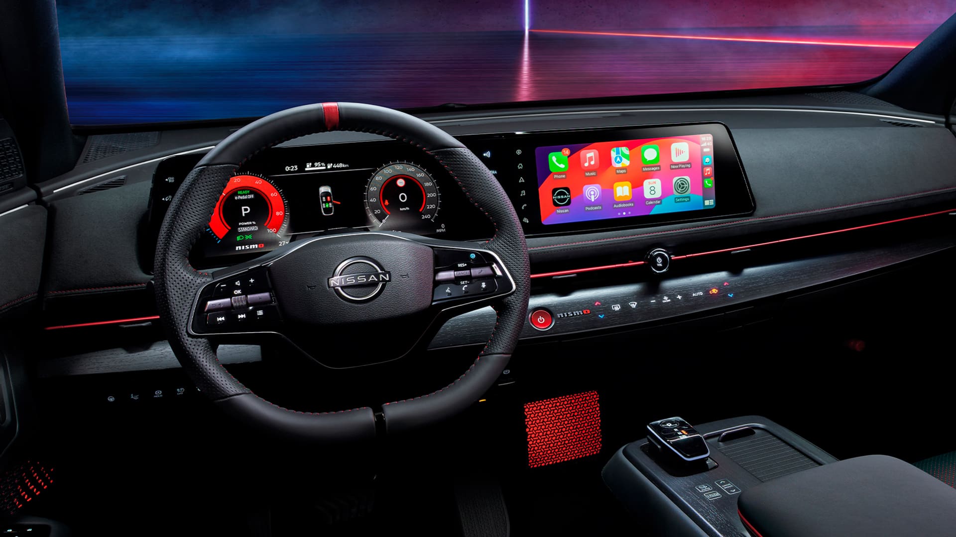 Nissan ARIYA NISMO video van het gehele interieur.